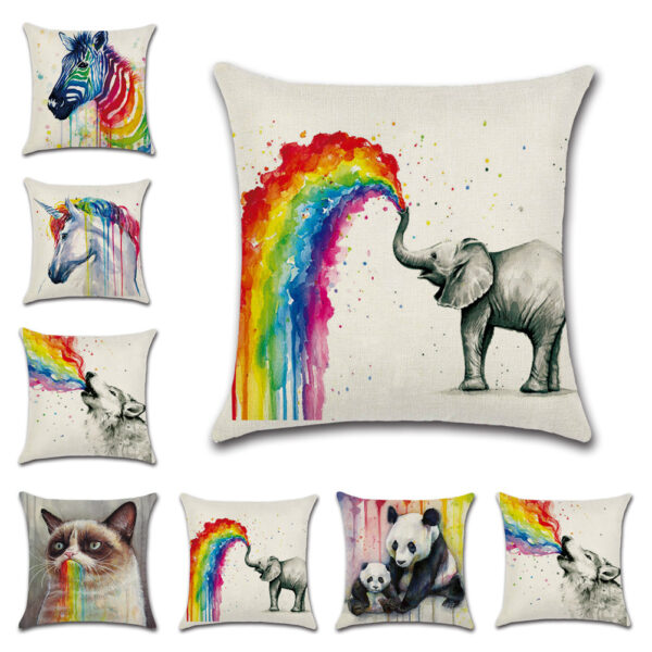 18" Cushion Cover Waist Throw Pillow Case Home Sofa Decor (Copy) (Copy)